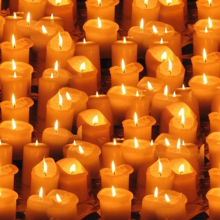 yellow candles